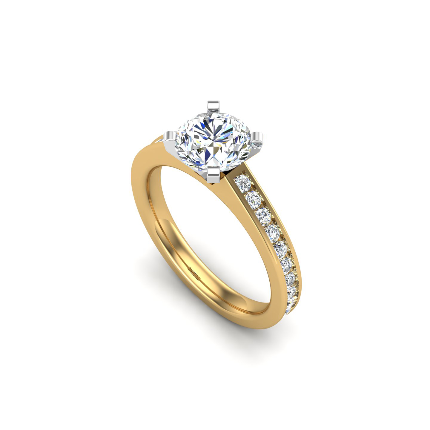 Lyra Channel Engagement ring